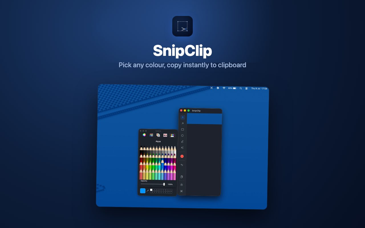 SnipClip markup editor toolbar